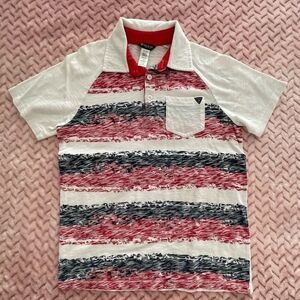 Guess Striped Polo Top Kids Boys Size 10